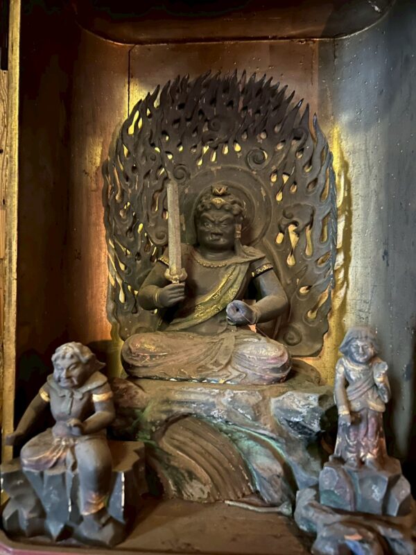 喜多見不動堂本尊「不動明王像」の写真